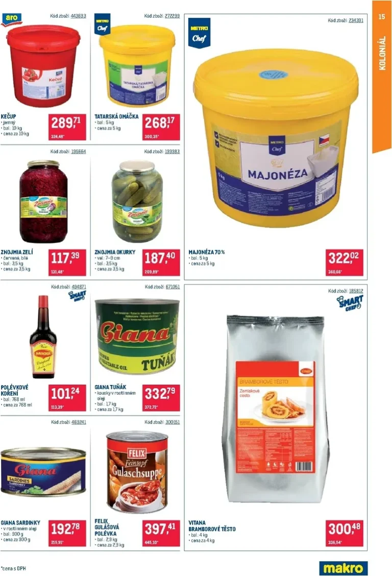 Akční leták Makro – Gastronomie distribuce platný od 16.06.2026 - strana 15
