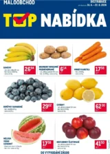 Akční leták Makro – TOP ovoce a zelenina – Distribuce Maloobchod platný od 16.06.2026