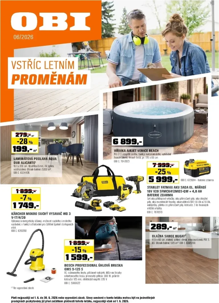 Akční leták OBI platný od 01.06.2026 - strana 1