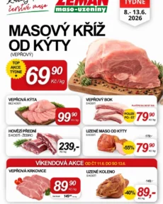 Akční leták Prodejny Zeman platný od 08.06.2026