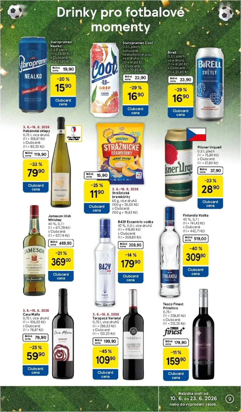 Nejnovější Tesco supermarket leták platný od 10.06.2026 ⭐ - strana 9