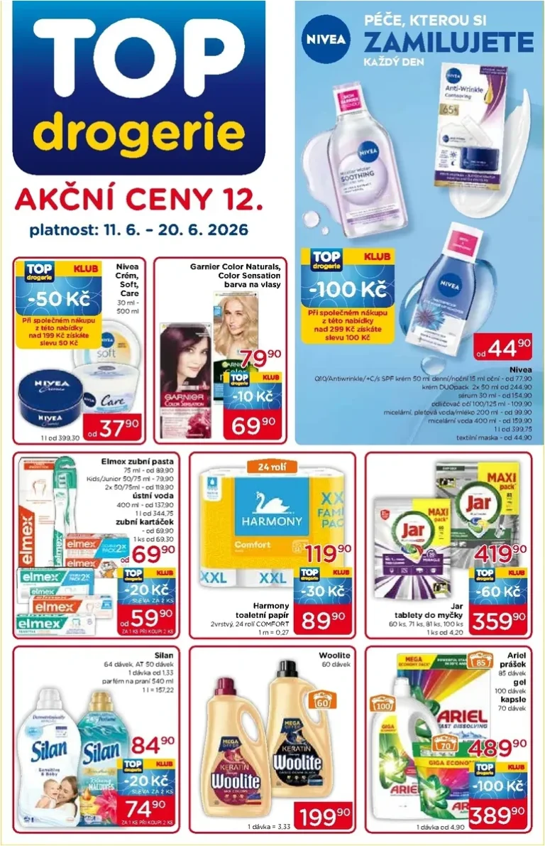 Nejnovější Top drogerie leták platný od 11.06.2026 ⭐ - strana 1