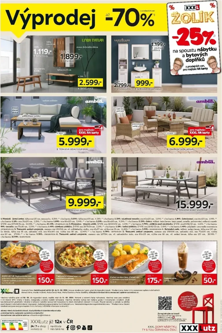 Akční leták XXXLutz – XXXL výprodej platný od 08.06.2026 - strana 13